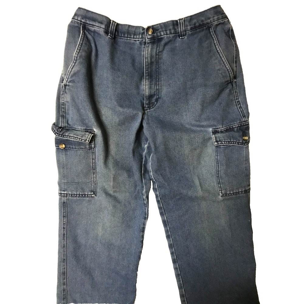David Taylor Collection Cargo Jean Relaxed Fit Baggy Skate Men's  38x30